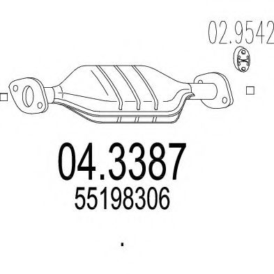 MTS 04.3387 Катализатор 