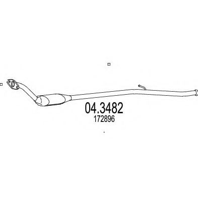 MTS 04.3482 Катализатор для PEUGEOT 309 II (Пежо 309 2) MTS 04.3482 Катализатор для PEUGEOT 309 II (Пежо 309 2)