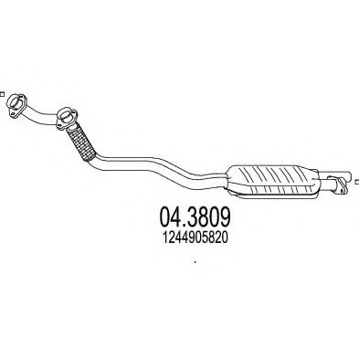 MTS 04.3809 Катализатор для MERCEDES-BENZ CABRIOLET (Мэрcэдэс-бэнз Cабриолэт) MTS 04.3809 Катализатор для MERCEDES-BENZ CABRIOLET (Мэрcэдэс-бэнз Cабриолэт)