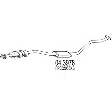 MTS 04.3978 Катализатор для MAZDA 323 ASTINA VI (Мазда 323 астина 6) MTS 04.3978 Катализатор для MAZDA 323 ASTINA VI (Мазда 323 астина 6)