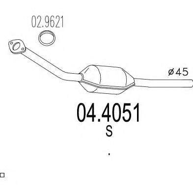 MTS 04.4051 Катализатор для TOYOTA ECHO (Тойота/тоета Эчо) MTS 04.4051 Катализатор для TOYOTA ECHO (Тойота/тоета Эчо)