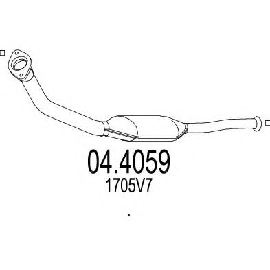 MTS 04.4059 Катализатор для PEUGEOT (Пежо) MTS 04.4059 Катализатор для PEUGEOT (Пежо)