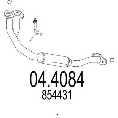 MTS 04.4084 Катализатор для OPEL FRONTERA B (Опель Фронтера б) MTS 04.4084 Катализатор для OPEL FRONTERA B (Опель Фронтера б)