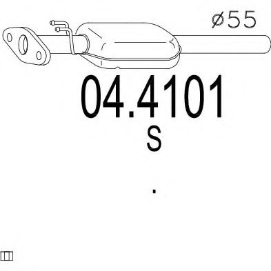 MTS 04.4101 Катализатор для FIAT RITMO III (Фиат Ритмо 3)