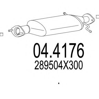 MTS 04.4176 Катализатор для KIA CARNIVAL II (Киа Карнивал 2) MTS 04.4176 Катализатор для KIA CARNIVAL II (Киа Карнивал 2)