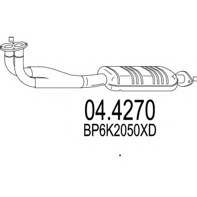 MTS 04.4270 Катализатор для MAZDA MX-5 II (Мазда Мx-5 2) MTS 04.4270 Катализатор для MAZDA MX-5 II (Мазда Мx-5 2)