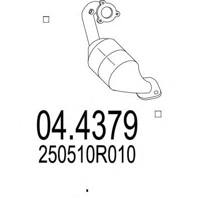 MTS 04.4379 Катализатор для TOYOTA BLADE (Тойота/тоета Бладэ) MTS 04.4379 Катализатор для TOYOTA BLADE (Тойота/тоета Бладэ)