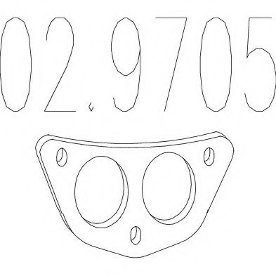 MTS 02.9705 Прокладка, труба выхлопного газа для FORD TRANSIT NEO (Форд Трансит нэо) MTS 02.9705 Прокладка, труба выхлопного газа для FORD TRANSIT NEO (Форд Трансит нэо)