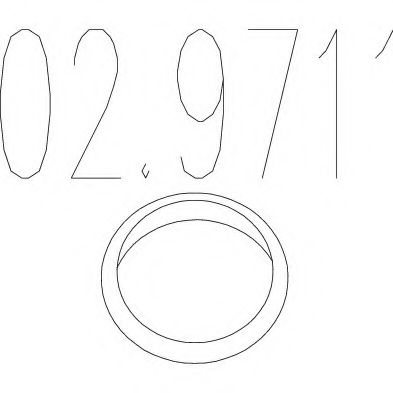 MTS 02.9711 Прокладка, труба выхлопного газа для SUZUKI GRAND VITARA XL-7 I (Сузуки Гранд витара xл-7 и) MTS 02.9711 Прокладка, труба выхлопного газа для SUZUKI GRAND VITARA XL-7 I (Сузуки Гранд витара xл-7 и)