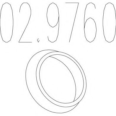 MTS 02.9760 Уплотнительное кольцо, труба выхлопного газа для TOYOTA AYGO (Тойота/тоета Аъго) MTS 02.9760 Уплотнительное кольцо, труба выхлопного газа для TOYOTA AYGO (Тойота/тоета Аъго)