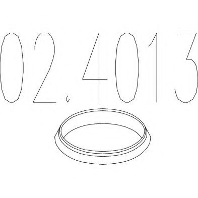 MTS 02.4013 Уплотнительное кольцо, труба выхлопного газа для SUZUKI SPLASH (Сузуки Сплаш) MTS 02.4013 Уплотнительное кольцо, труба выхлопного газа для SUZUKI SPLASH (Сузуки Сплаш)