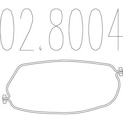 MTS 02.8004 Соединительные элементы, система выпуска для VOLVO 940 II (Вольво 940 2) MTS 02.8004 Соединительные элементы, система выпуска для VOLVO 940 II (Вольво 940 2)