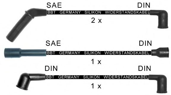 BBT ZK1106 Комплект проводов зажигания для DAEWOO MATIZ (Дэу Матиз) BBT ZK1106 Комплект проводов зажигания для DAEWOO MATIZ (Дэу Матиз)