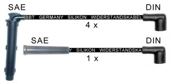 BBT ZK1205 Комплект проводов зажигания для ROVER 25 (Ровер 25) BBT ZK1205 Комплект проводов зажигания для ROVER 25 (Ровер 25)