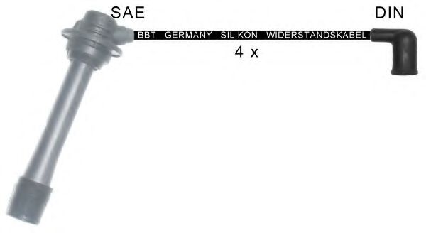 BBT ZK1651 Комплект проводов зажигания для MAZDA EUNOS 30X (Мазда Эунос 30x) BBT ZK1651 Комплект проводов зажигания для MAZDA EUNOS 30X (Мазда Эунос 30x)