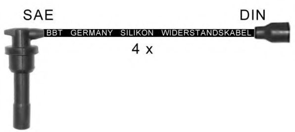 BBT ZK1713 Комплект проводов зажигания для MITSUBISHI ECLIPSE I (Митсубиши/митсубиси Эcлипсэ и) BBT ZK1713 Комплект проводов зажигания для MITSUBISHI ECLIPSE I (Митсубиши/митсубиси Эcлипсэ и)