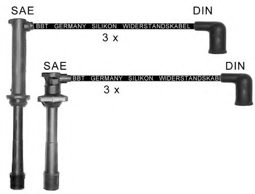BBT ZK1708 Комплект проводов зажигания для MAZDA 323 F V (Мазда 323 ф5) BBT ZK1708 Комплект проводов зажигания для MAZDA 323 F V (Мазда 323 ф5)