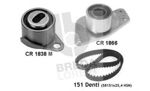 BREDA LORETT KCD0065 Комплект ремня ГРМ для RENAULT LUTECIA I (Рено Лутэcиа и) BREDA LORETT KCD0065 Комплект ремня ГРМ для RENAULT LUTECIA I (Рено Лутэcиа и)
