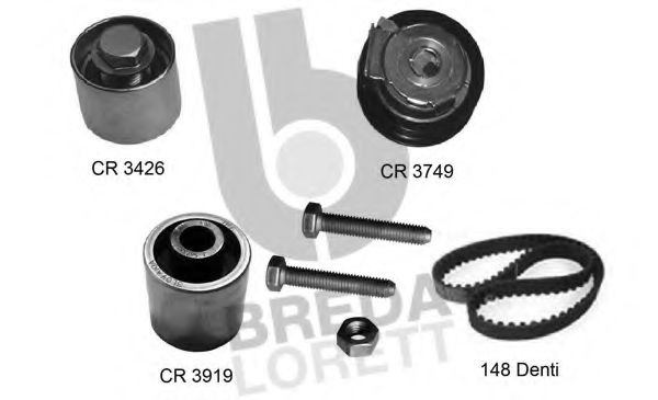 BREDA LORETT KCD0220 Комплект ремня ГРМ для SEAT ALTEA (Сеат Алтэа) BREDA LORETT KCD0220 Комплект ремня ГРМ для SEAT ALTEA (Сеат Алтэа)