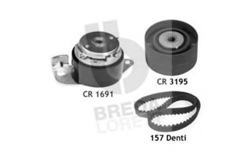 BREDA LORETT KCD0397 Комплект ремня ГРМ для RENAULT LAGUNA I (Рено Лагуна 1) BREDA LORETT KCD0397 Комплект ремня ГРМ для RENAULT LAGUNA I (Рено Лагуна 1)