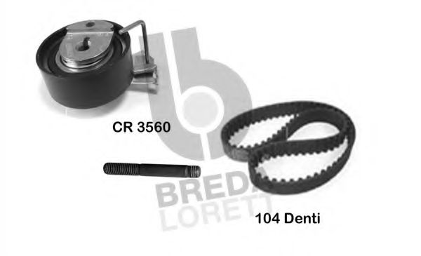 BREDA LORETT KCD0647 Комплект ремня ГРМ для PEUGEOT 207 (Пежо 207) BREDA LORETT KCD0647 Комплект ремня ГРМ для PEUGEOT 207 (Пежо 207)