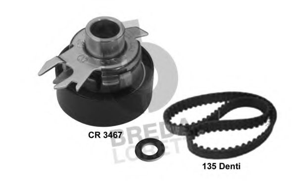 BREDA LORETT KCD0654 Комплект ремня ГРМ для VOLKSWAGEN POLO (Фольксваген Поло) BREDA LORETT KCD0654 Комплект ремня ГРМ для VOLKSWAGEN POLO (Фольксваген Поло)