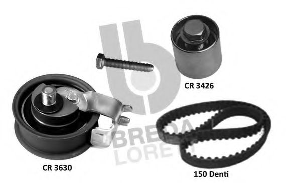 BREDA LORETT KCD0730 Комплект ремня ГРМ для AUDI TT (Ауди Тт) BREDA LORETT KCD0730 Комплект ремня ГРМ для AUDI TT (Ауди Тт)