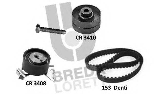 BREDA LORETT KCD0788 Комплект ремня ГРМ для PEUGEOT 407 (Пежо 407) BREDA LORETT KCD0788 Комплект ремня ГРМ для PEUGEOT 407 (Пежо 407)