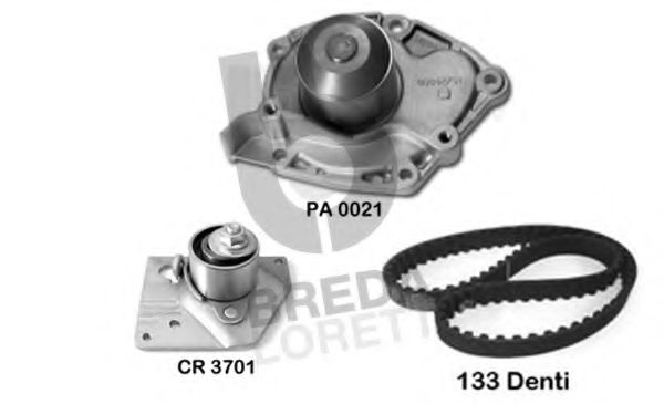 BREDA LORETT KPA0037A Комплект ремня ГРМ для RENAULT MEGANE II (Рено Меган 2) BREDA LORETT KPA0037A Комплект ремня ГРМ для RENAULT MEGANE II (Рено Меган 2)