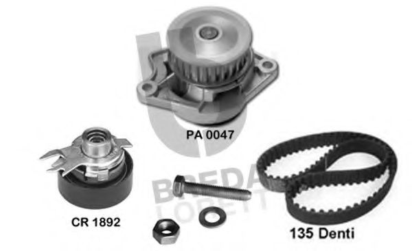 BREDA LORETT KPA0048B Комплект ремня ГРМ для SEAT IBIZA III (Сеат Ибица 3) BREDA LORETT KPA0048B Комплект ремня ГРМ для SEAT IBIZA III (Сеат Ибица 3)
