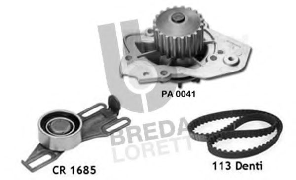 BREDA LORETT KPA0113B Комплект ремня ГРМ для PEUGEOT 205 I (Пежо 205 и) BREDA LORETT KPA0113B Комплект ремня ГРМ для PEUGEOT 205 I (Пежо 205 и)