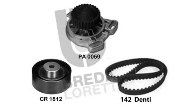 BREDA LORETT KPA0707A Комплект ремня ГРМ для AUDI (Ауди) BREDA LORETT KPA0707A Комплект ремня ГРМ для AUDI (Ауди)