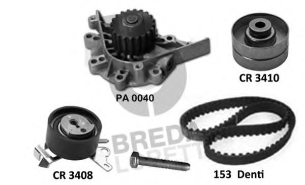 BREDA LORETT KPA0788A Комплект ремня ГРМ для PEUGEOT 407 (Пежо 407) BREDA LORETT KPA0788A Комплект ремня ГРМ для PEUGEOT 407 (Пежо 407)