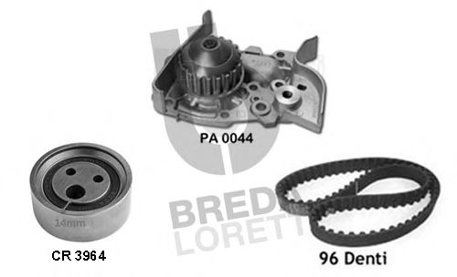 BREDA LORETT KPA0371A Комплект ремня ГРМ для RENAULT MEGANE I (Рено Меган 1) BREDA LORETT KPA0371A Комплект ремня ГРМ для RENAULT MEGANE I (Рено Меган 1)