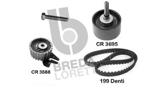 BREDA LORETT KCD0005 Комплект ремня ГРМ для OPEL (Опель) BREDA LORETT KCD0005 Комплект ремня ГРМ для OPEL (Опель)