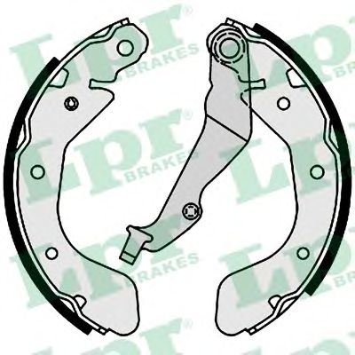 LPR 01001 Тормозные колодоки задний мост для DAEWOO KALOS (Дэу Калос)