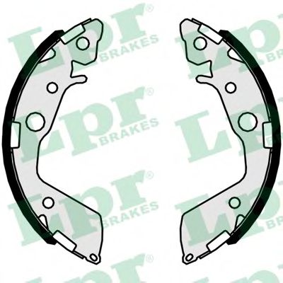 LPR 01075 Тормозные колодоки задний мост для HONDA FIT II (Хонда Фит 2) LPR 01075 Тормозные колодоки задний мост для HONDA FIT II (Хонда Фит 2)