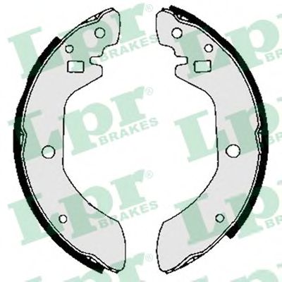 LPR 02330 Тормозные колодоки задний мост для NISSAN (Ниссан) LPR 02330 Тормозные колодоки задний мост для NISSAN (Ниссан)