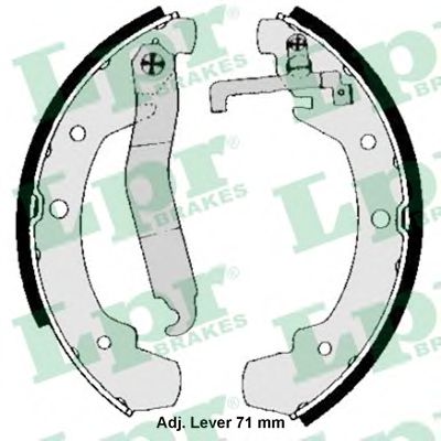 LPR 04090 Тормозные колодоки задний мост для VOLKSWAGEN (Фольксваген) LPR 04090 Тормозные колодоки задний мост для VOLKSWAGEN (Фольксваген)