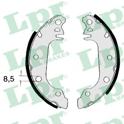 LPR 04710 Тормозные колодоки задний мост для FORD FIESTA (Форд Фиэста) LPR 04710 Тормозные колодоки задний мост для FORD FIESTA (Форд Фиэста)