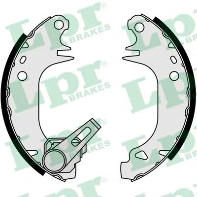 LPR 04930 Тормозные колодоки задний мост для PEUGEOT 205 II (Пежо 205 2) LPR 04930 Тормозные колодоки задний мост для PEUGEOT 205 II (Пежо 205 2)