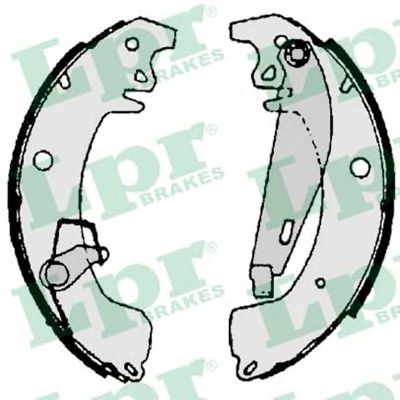 LPR 05095 Тормозные колодоки задний мост для RENAULT TRAFIC (Рено Трафик) LPR 05095 Тормозные колодоки задний мост для RENAULT TRAFIC (Рено Трафик)