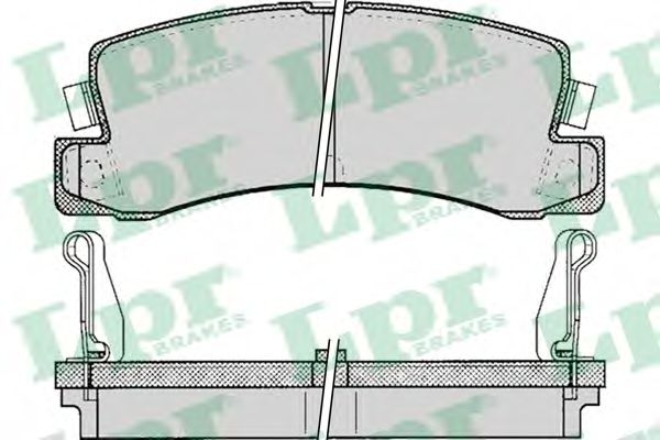 LPR 05P061 Тормозные колодки Япония для TOYOTA COROLLA FX (Тойота/тоета Cоролла инфинити фх) LPR 05P061 Тормозные колодки Япония для TOYOTA COROLLA FX (Тойота/тоета Cоролла инфинити фх)