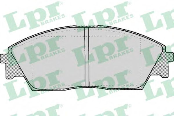 LPR 05P082 Тормозные колодки передний мост для HONDA PRELUDE III (Хонда Прэлудэ 3) LPR 05P082 Тормозные колодки передний мост для HONDA PRELUDE III (Хонда Прэлудэ 3)