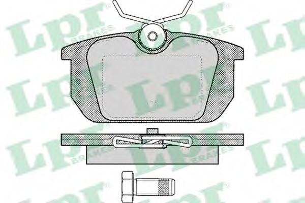 LPR 05P101 Тормозные колодки задний мост для FIAT TEMPRA (Фиат Тэмпра) LPR 05P101 Тормозные колодки задний мост для FIAT TEMPRA (Фиат Тэмпра)