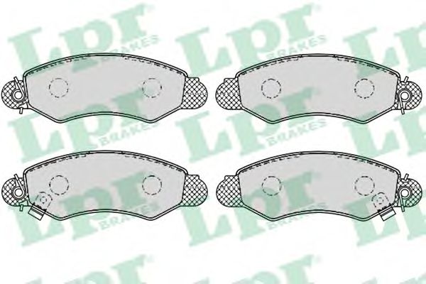 LPR 05P1041 Тормозные колодки передний мост для SUBARU JUSTY II (Субару Жустъ 2) LPR 05P1041 Тормозные колодки передний мост для SUBARU JUSTY II (Субару Жустъ 2)
