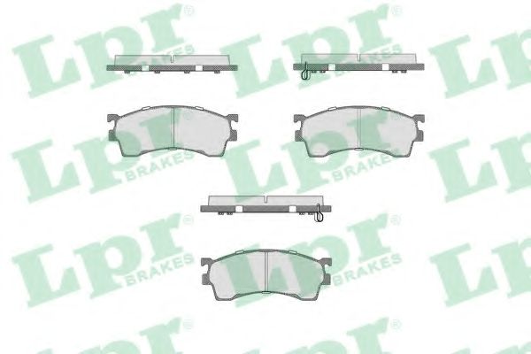 LPR 05P1045 Тормозные колодки передний мост для MAZDA CAPELLA V (Мазда Cапэлла v)