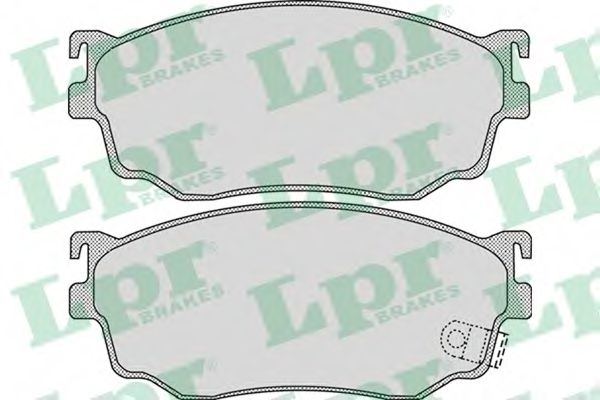 LPR 05P1046 Тормозные колодки передний мост для MAZDA CAPELLA V (Мазда Cапэлла v)