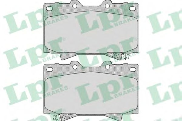 LPR 05P1050 Тормозные колодки передний мост для TOYOTA PRADO (Тойота/тоета Прадо) LPR 05P1050 Тормозные колодки передний мост для TOYOTA PRADO (Тойота/тоета Прадо)