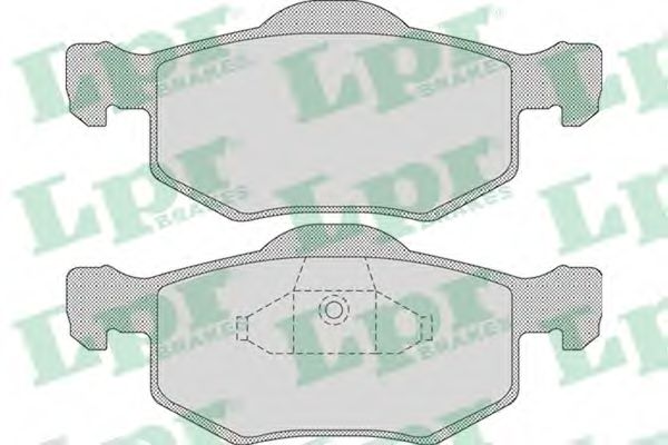LPR 05P1091 Тормозные колодки передний мост для FORD USA ESCAPE (Форд сша Эскейп) LPR 05P1091 Тормозные колодки передний мост для FORD USA ESCAPE (Форд сша Эскейп)